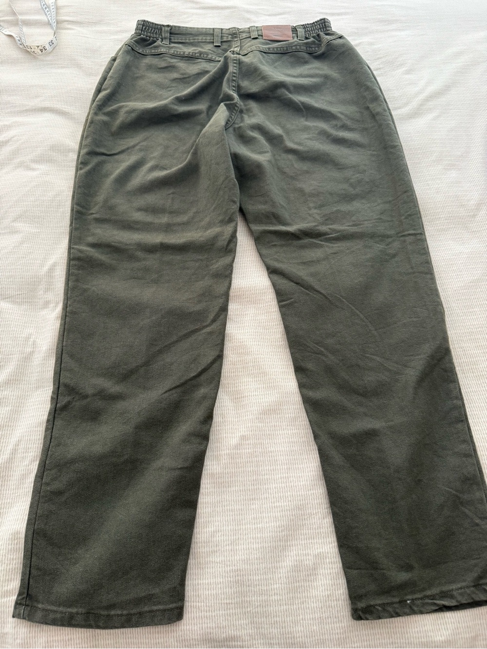 Vintage Women’s Lee Green Denim Elastic waist jeans